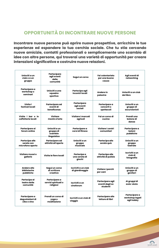 FOGLI DI LAVORO SULLE RELAZIONI