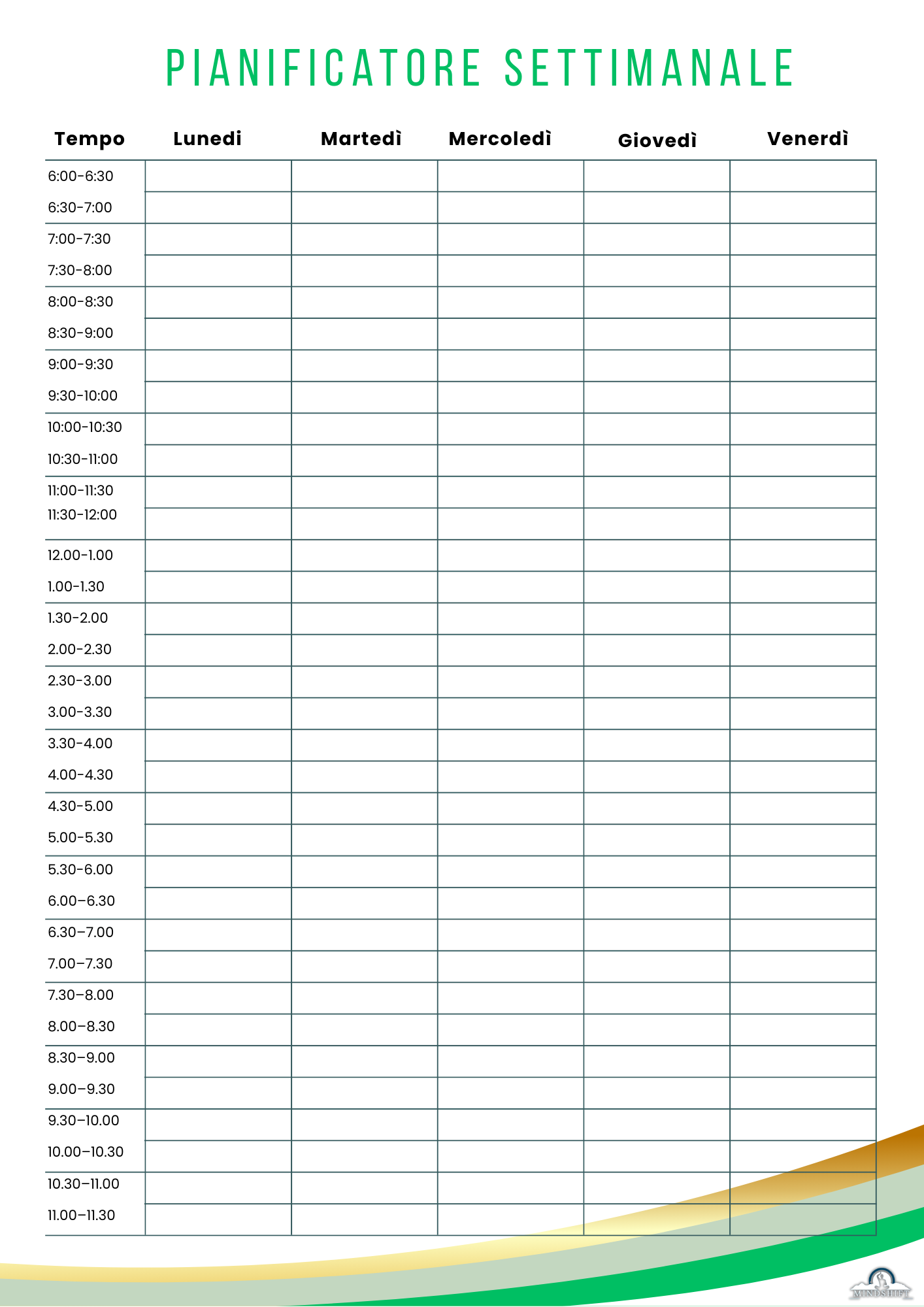 PLANNER DEL TERAPISTA 2025